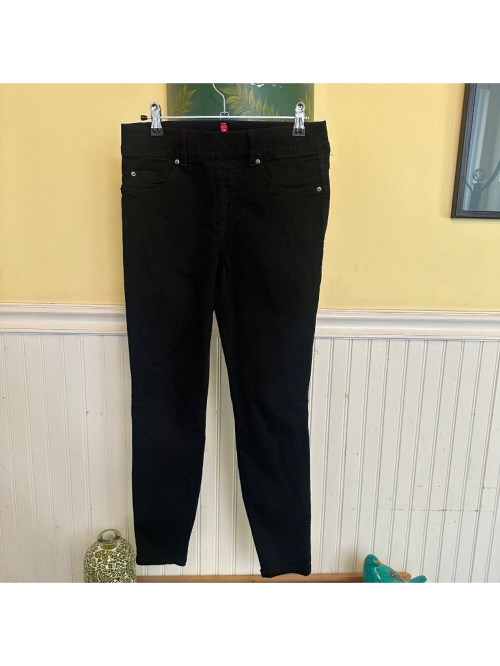 Spanx Womens Black Skinny Jeans Pants Size S